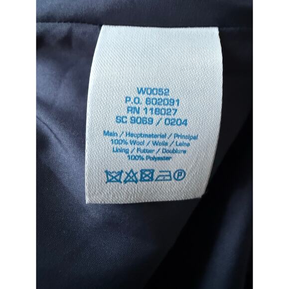 Boden British Tweed by Moon Blue Herringbone Sheath Dress US 6R - Picture 7 of 8